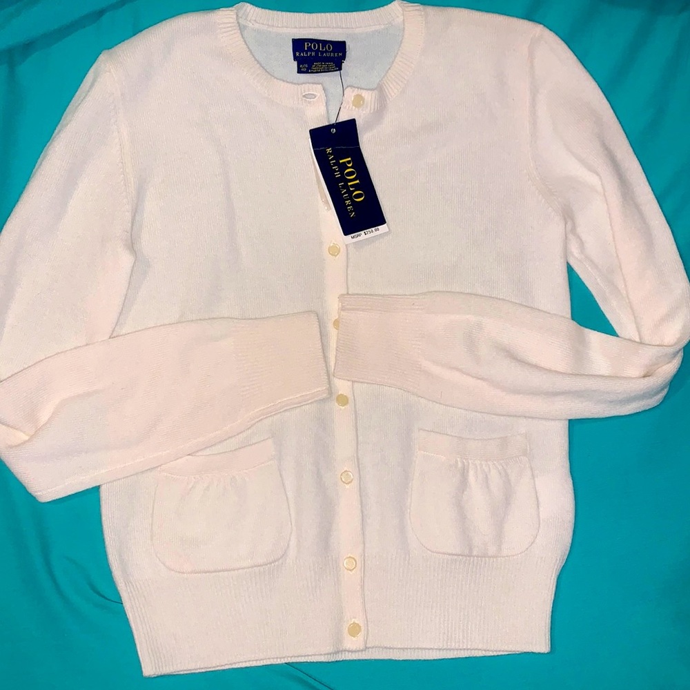 Girls button up sweater